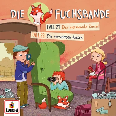 Die Fuchsbande, Folge 11: Fall 21: Der zerzauste Sessel / Fall 22: Die verwehten Kissen by Die Fuchsbande - album cover