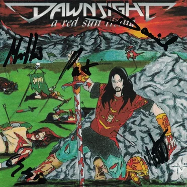 A red sun rising by Dawnsight - album cover