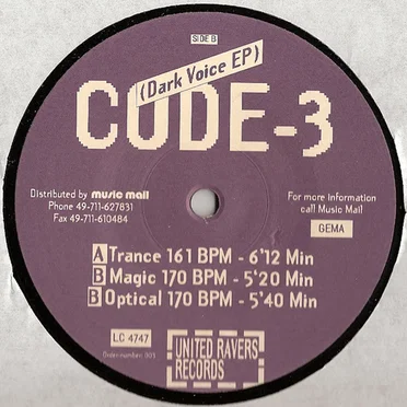 Dark Voice EP by Code-3 - album cover