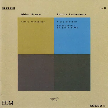 Edition Lockenhaus, Volume 3: Sonata B-Dur, D. 960