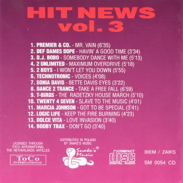 Hit News Vol. 3 by Various Artists - album cover