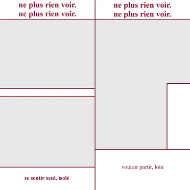 se sentir seul, isolé/vouloir partir, loin