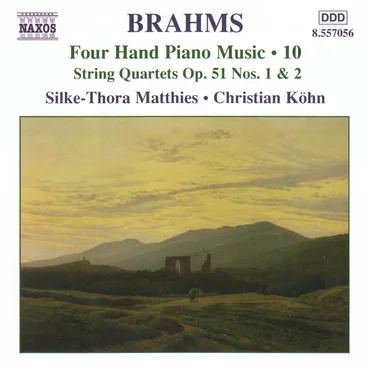 Four Hand Piano Music, Volume 10: String Quartets op. 51 nos. 1 & 2