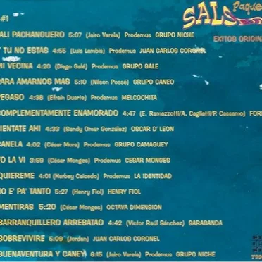 Paquetaco salsero, vol. 1 by Various Artists - album cover