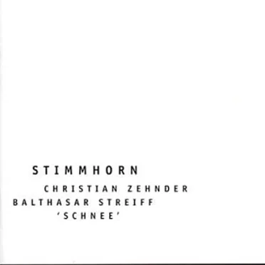 Schnee by Stimmhorn - album cover