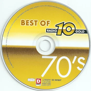 Best of Radio 10 Gold - 70’s by Various Artists - album cover
