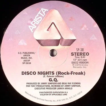 Disco Nights by GQ - album cover
