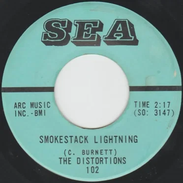Smokestack Lightning / Hot Cha by The Distortions - album cover