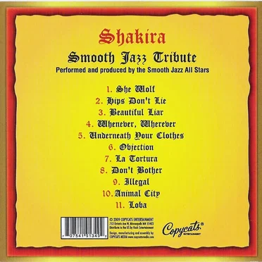Shakira Smooth Jazz Tribute