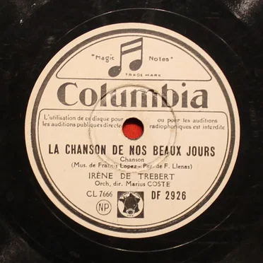 La Chanson de nos beaux jours / Dans mon refrain y a de la musique