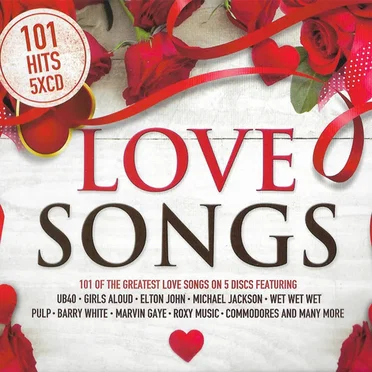 101 Love Songs by Various Artists - album cover