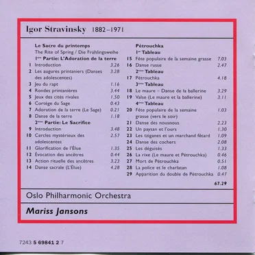 The Rite of Spring / Petrushka