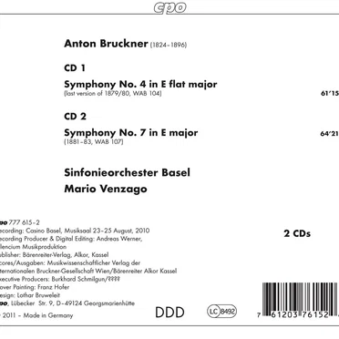 Bruckner 4 & 7