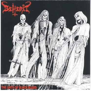 The Oath of Black Blood by Beherit - album cover