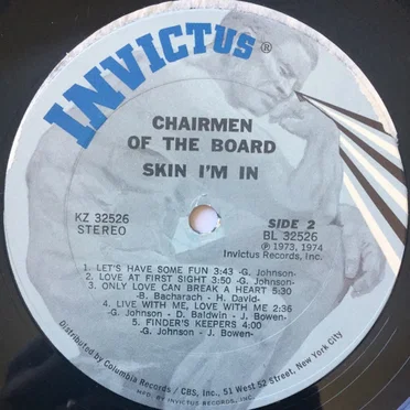 Skin I'm In by Chairmen of the Board - album cover
