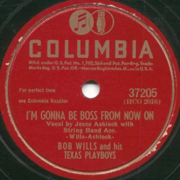 There's a Big Rock in the Road / I'm Gonna Be Boss From Now On