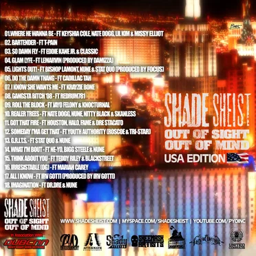 Out of Sight Out of Mind: USA Edition (The First Official WorldTape) by Shade Sheist - album cover