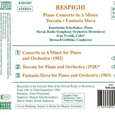 Piano Concerto in A minor / Toccata / Fantasia Slava