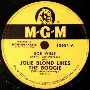 Jolie Blond Likes the Boogie / Pastime Blues