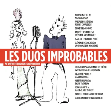 Les Duos improbables by Various Artists - album cover