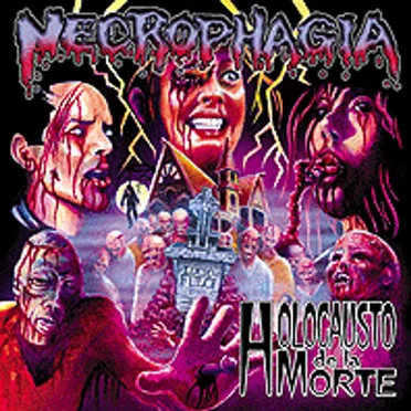 Holocausto de la Morte by Necrophagia - album cover