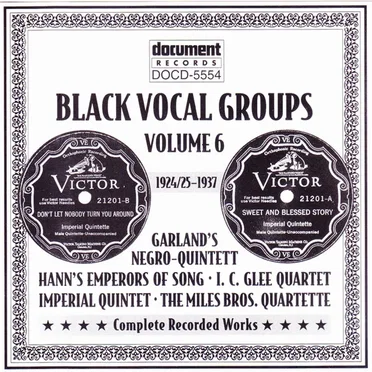 Black Vocal Groups Volume 6 (1924-1937) by Various Artists - album cover