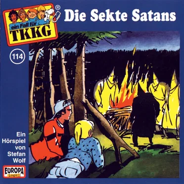 TKKG 114: Die Sekte Satans by Stefan Wolf - album cover