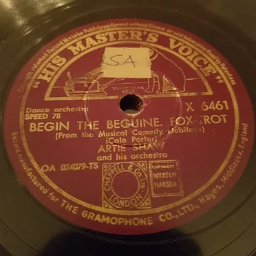 Begin the Beguine / Where or When