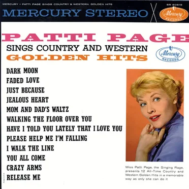 Patti Page Sings Country and Western Golden Hits