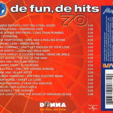 Donna: De fun, de hits: 70 by Various Artists - album cover