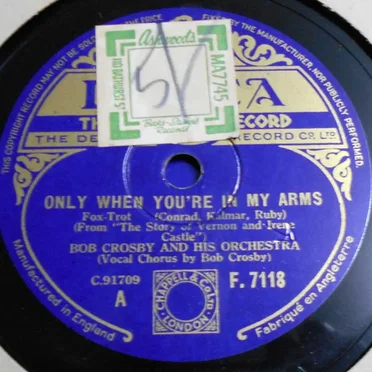 Only When You're in My Arms / The Lady's in Love With You