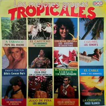 Los mejores grupos tropicales by Various Artists - album cover