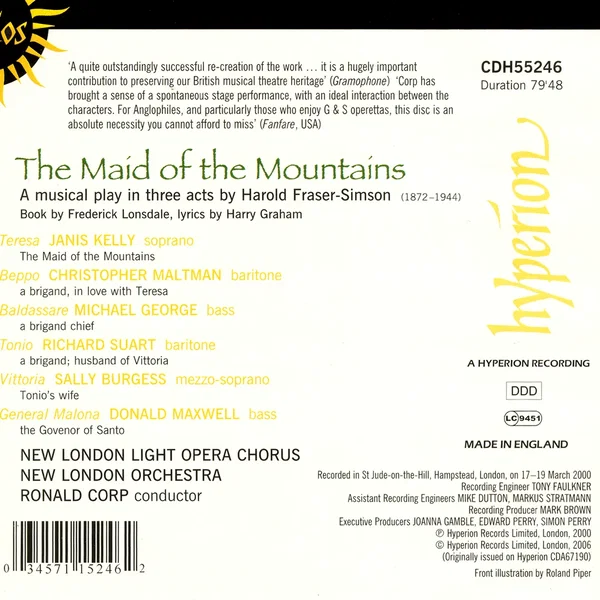 The Maid of the Mountains