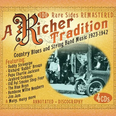 A Richer Tradition: Country Blues and String Band Music 1923-1942 by Various Artists - album cover
