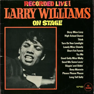 Larry Williams on Stage: Recorded Live!