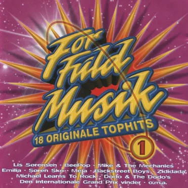 For fuld musik 1 – 18 originale tophits by Various Artists - album cover