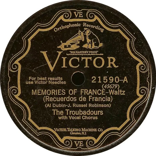 Memories of France / That's Just My Way of Forgetting You