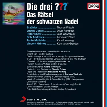 Die drei ??? Das Rätsel der schwarzen Nadel by Die drei ??? - album cover
