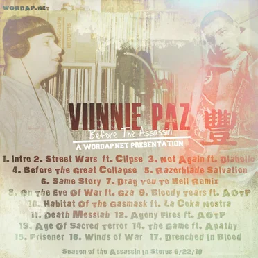 Before the Assassin by Vinnie Paz - album cover