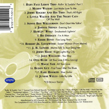 Blues Masters, Volume 2: Postwar Chicago Blues by Various Artists - album cover