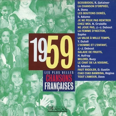 Les Plus Belles Chansons françaises : 1959 by Various Artists - album cover