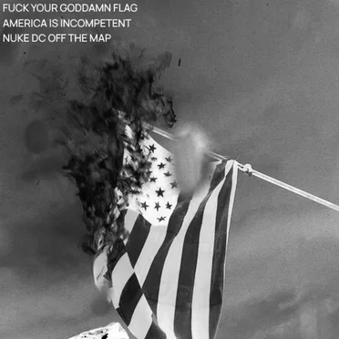 FUCK YOUR GODDAMN FLAG by Paintscratcher - album cover