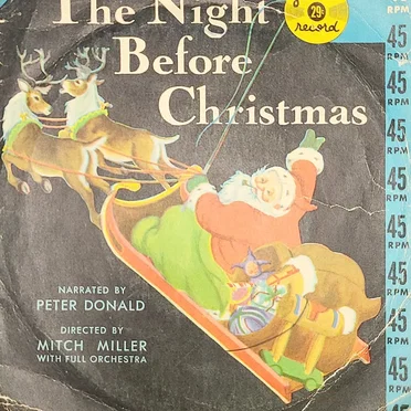The Night Before Christmas by Peter Donald - album cover
