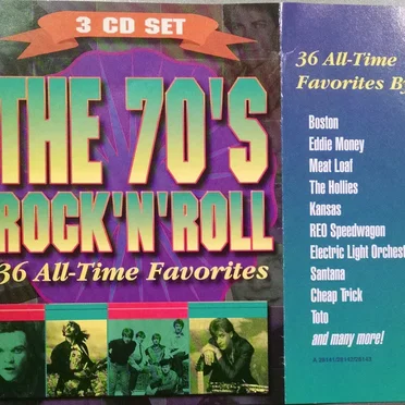 The 70’s Rock’n’Roll: 36 All-Time Favorites by Various Artists - album cover