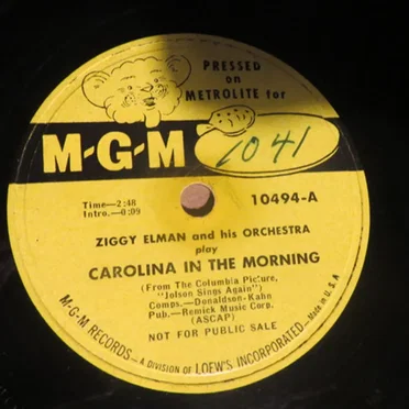 Carolina in the Morning / Boppin' With Zig