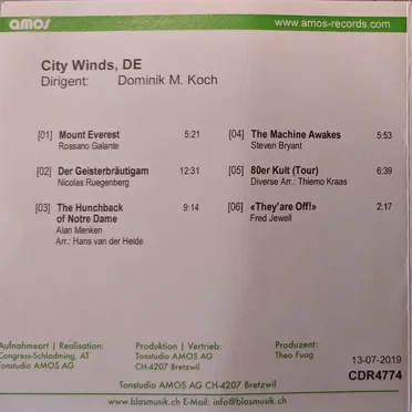 Fascinating Windmusic - zu 10. Jubiläum der Mid Europe by Various Artists - album cover