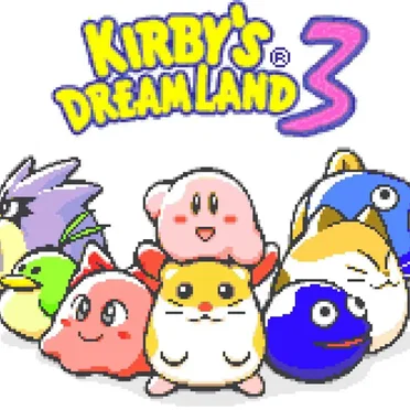 Sand Canyon Map - Kirby's Dream Land 3