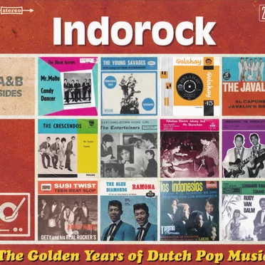 The Golden Years of Dutch Pop Music: Indorock (A&B Sides) by Various Artists - album cover