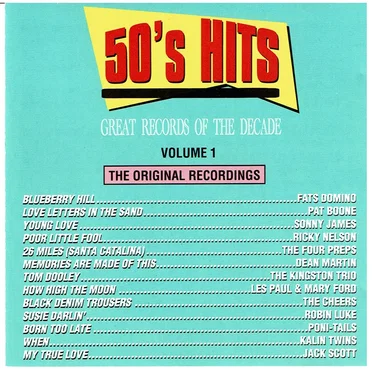 50's Hits: Great Records of the Decade, Volume 1 by Various Artists - album cover