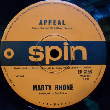 Ruby with the Red Hair by Marty Rhone - album cover